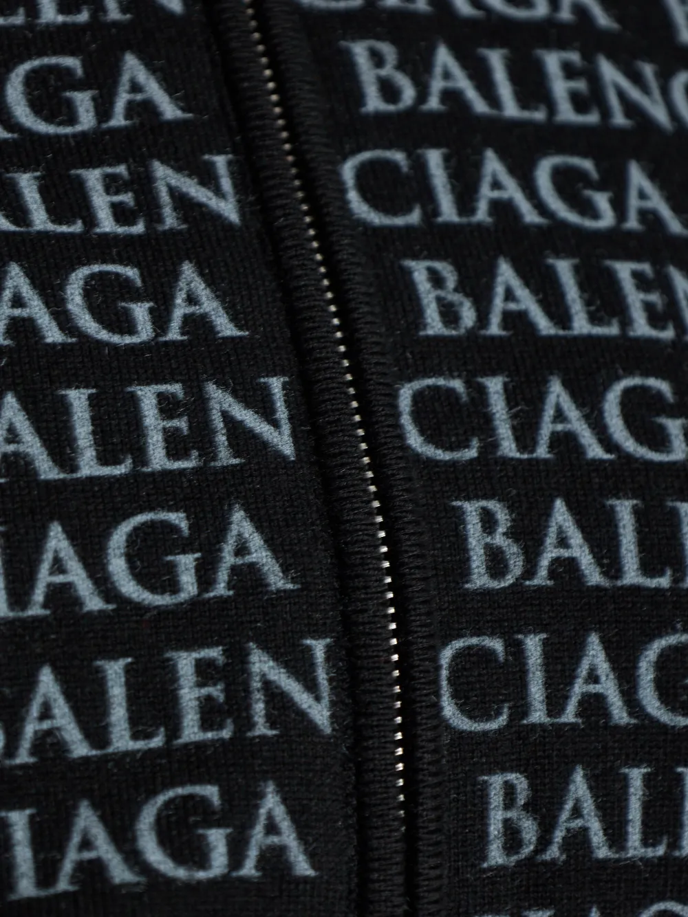 Balenciaga Hoodie met print Zwart