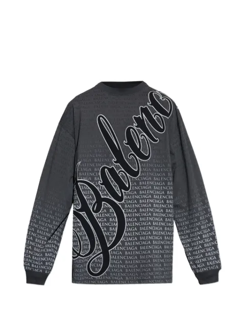 Balenciaga t-shirt imprimé à manches longues