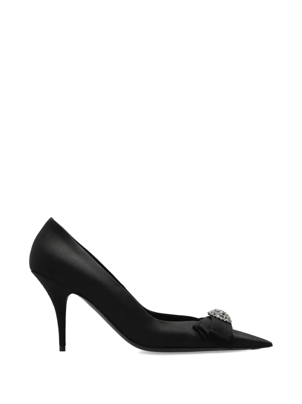Balenciaga Pumps verfraaid met strik en puntige neus Zwart