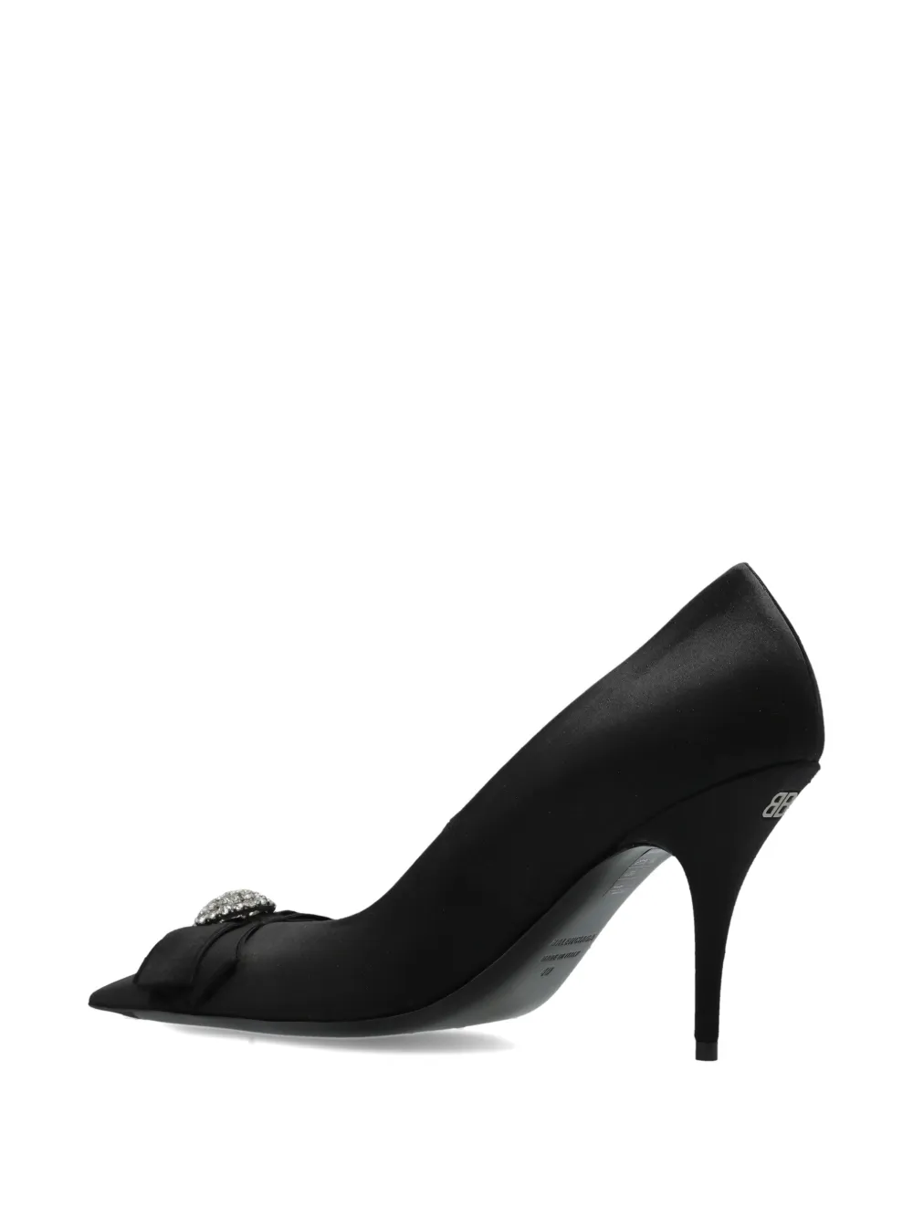 Balenciaga Pumps verfraaid met strik en puntige neus Zwart