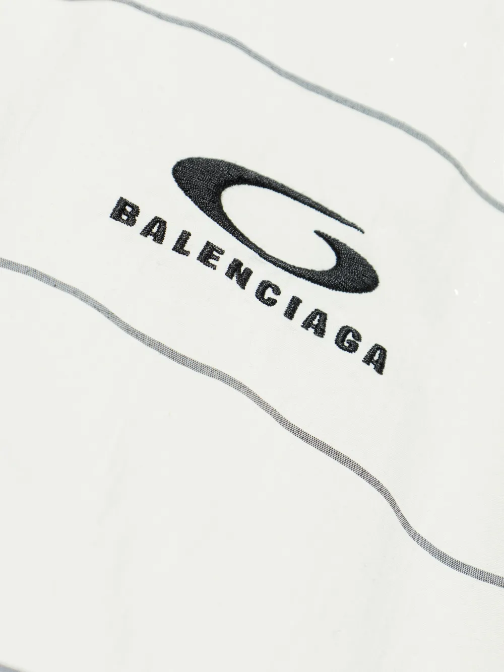 Balenciaga Gestreept jack Beige
