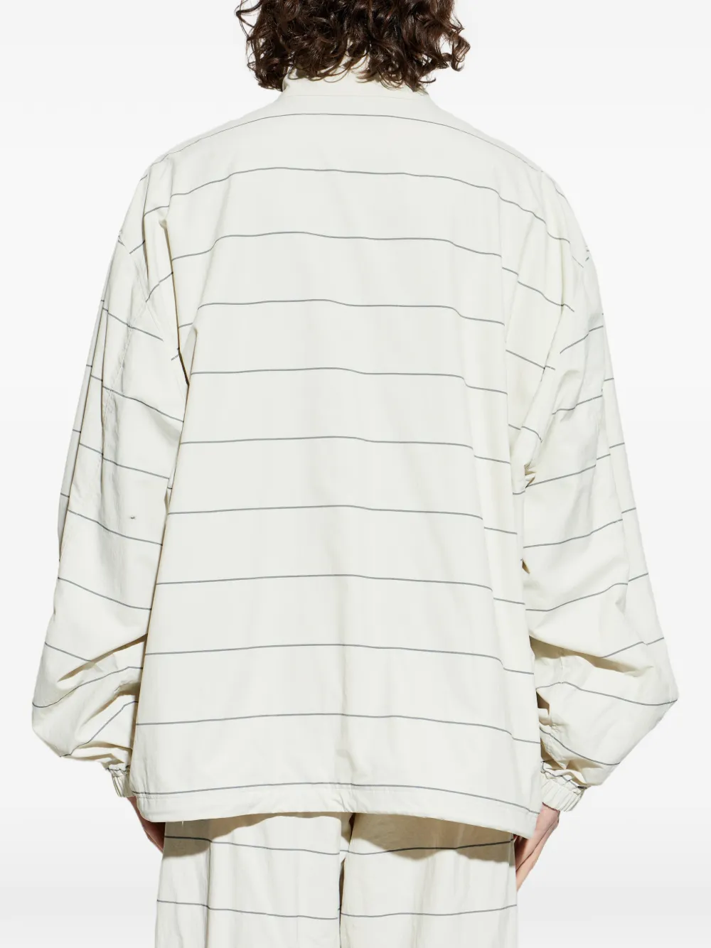 Balenciaga Gestreept jack Beige