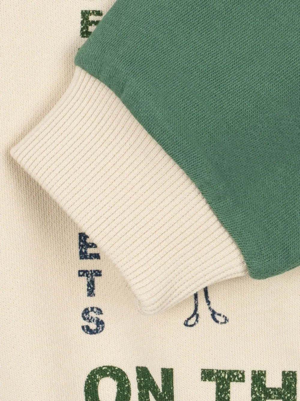 Konges Sløjd Poloshirt met colourblocking Beige