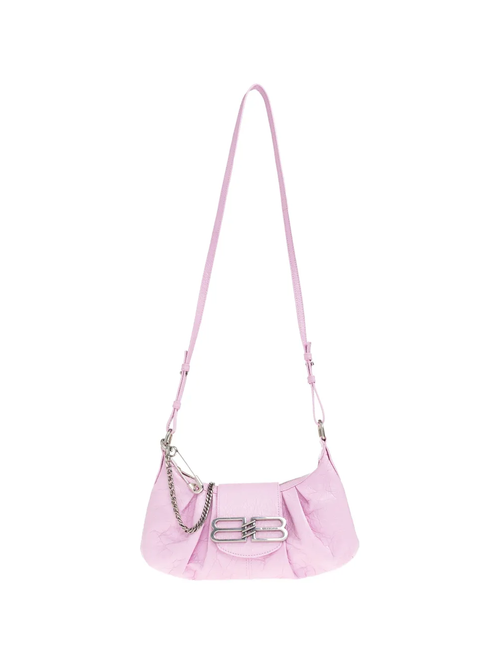 Balenciaga Pamela ruched leather tote bag · OS