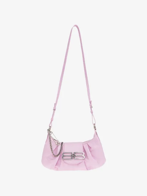 Pamela ruched leather tote bag