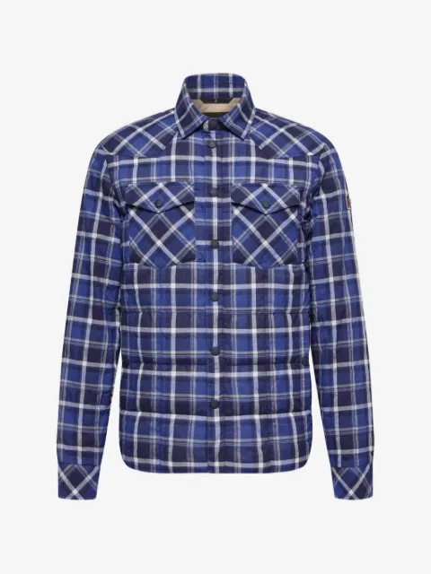 Moncler Grenoble Gelt plaid quilted jacket