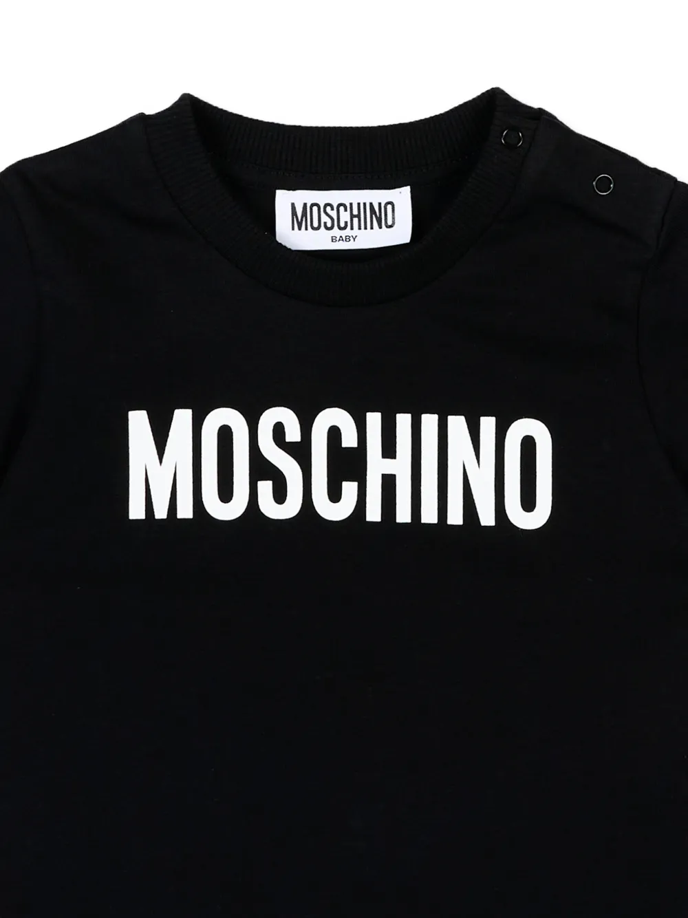 Moschino Kids T-shirt Zwart