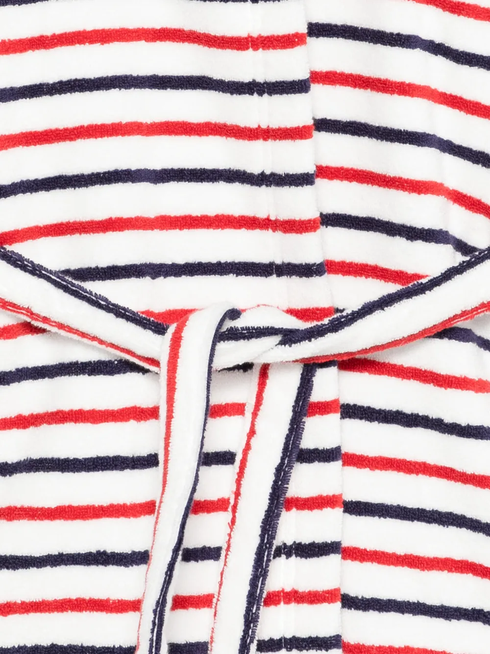 Striped Hooded Bathrobe