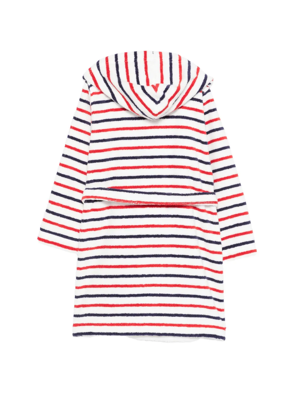 Striped Hooded Bathrobe
