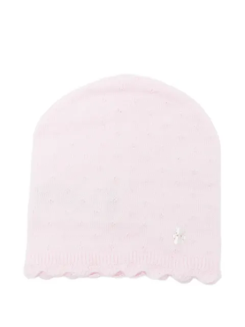 NANAN scalloped bear hat