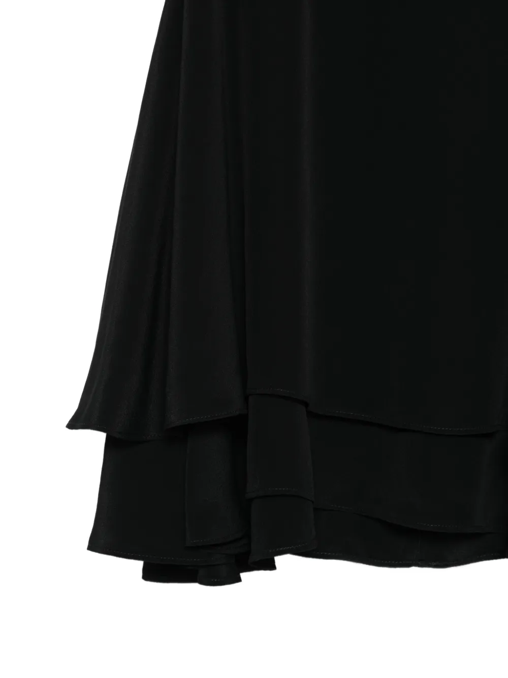  Ami Paris Ruffled Sleeveless Top - Black 