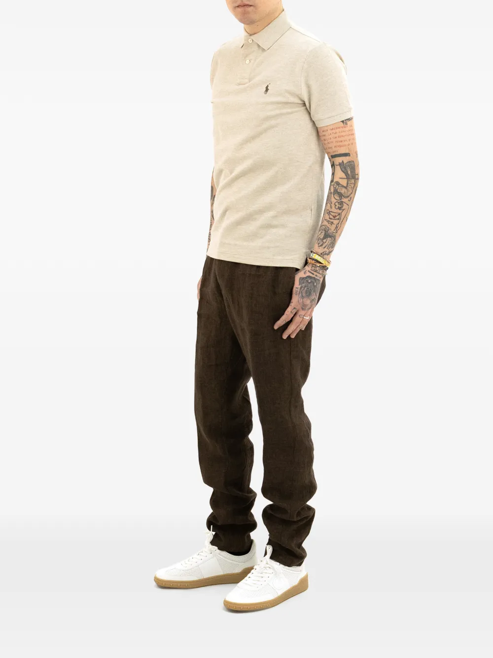  Cruna Tapered Trousers - Brown 