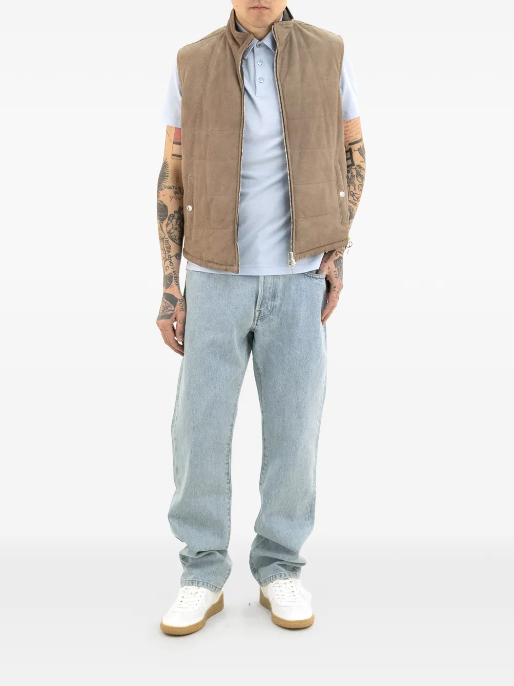 Barba 拉链绗缝马甲 | 马甲