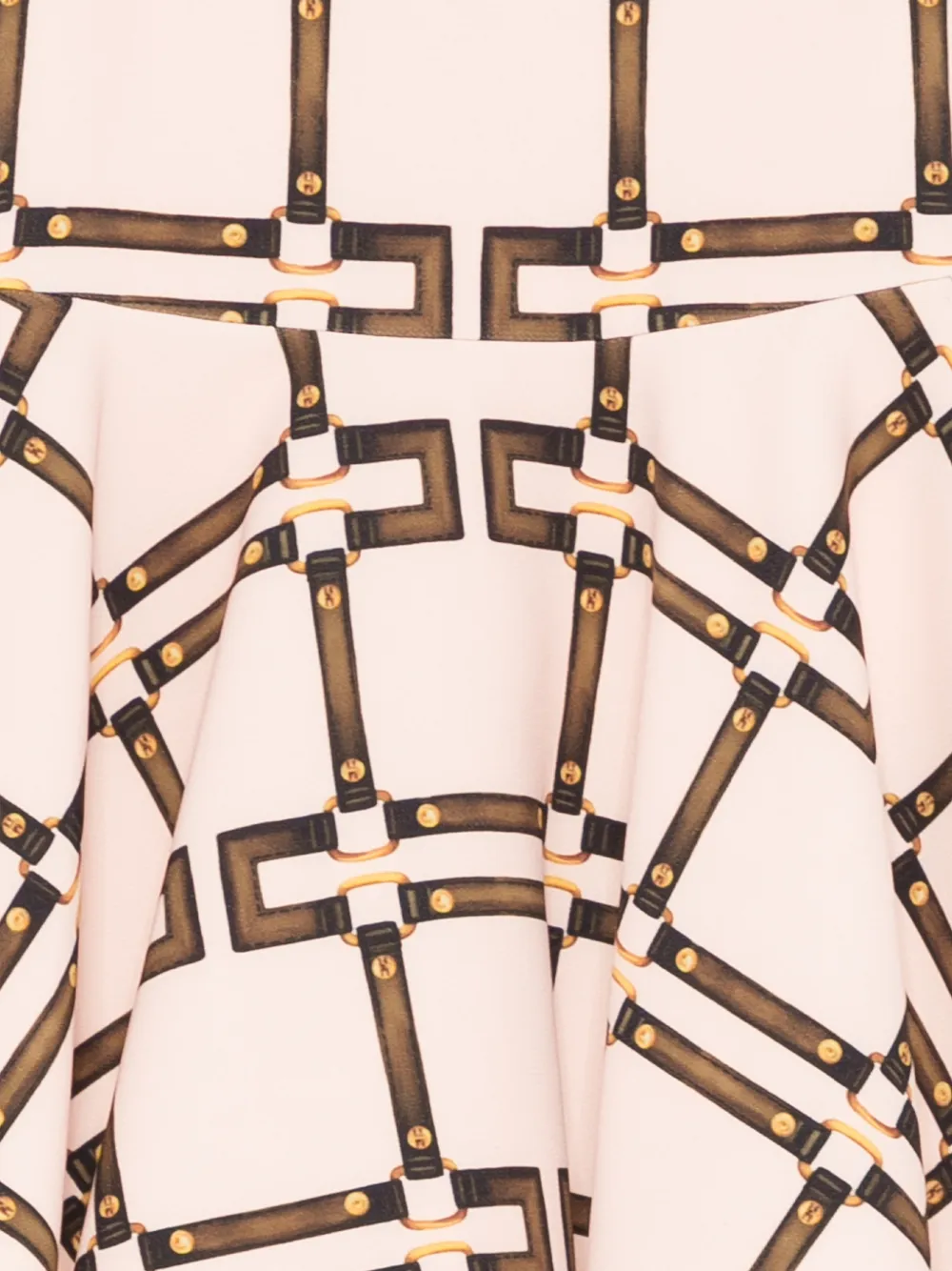 Elisabetta Franchi Jurk met logopatroon Roze