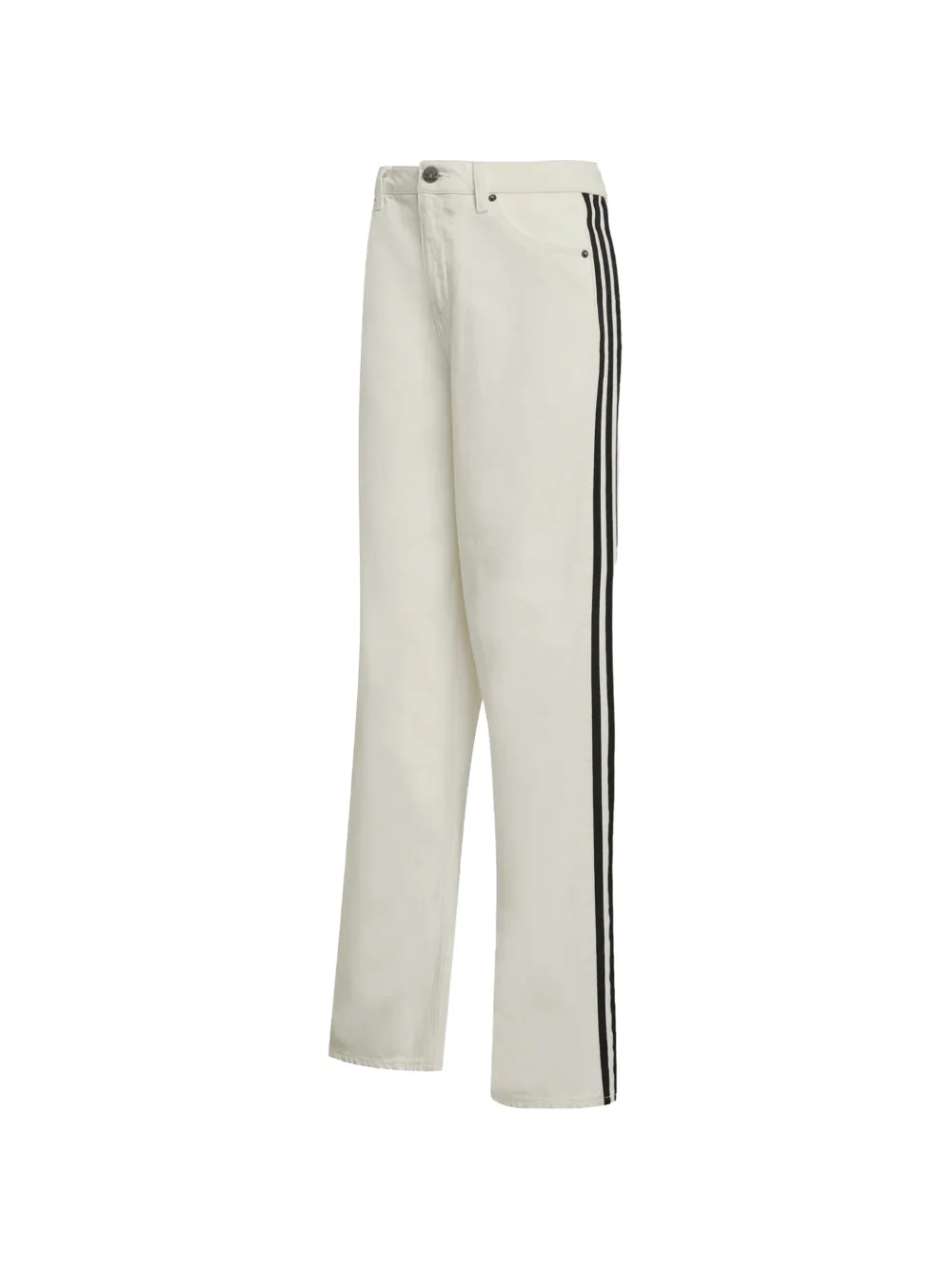 adidas Firebird striped denim jeans - Toni neutri