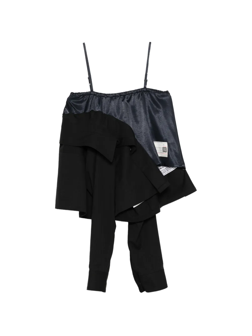 Maison MIHARA YASUHIRO panelled blouse - Nero