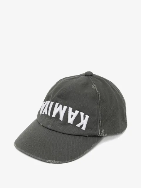 KAMIYA upside-down distressed cap