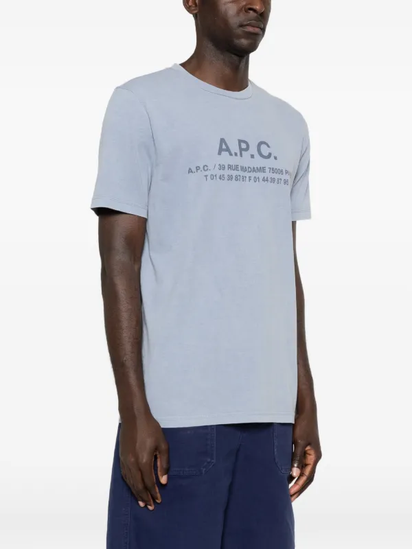 A.P.C. ロゴ Tシャツ | グレー | FARFETCH JP