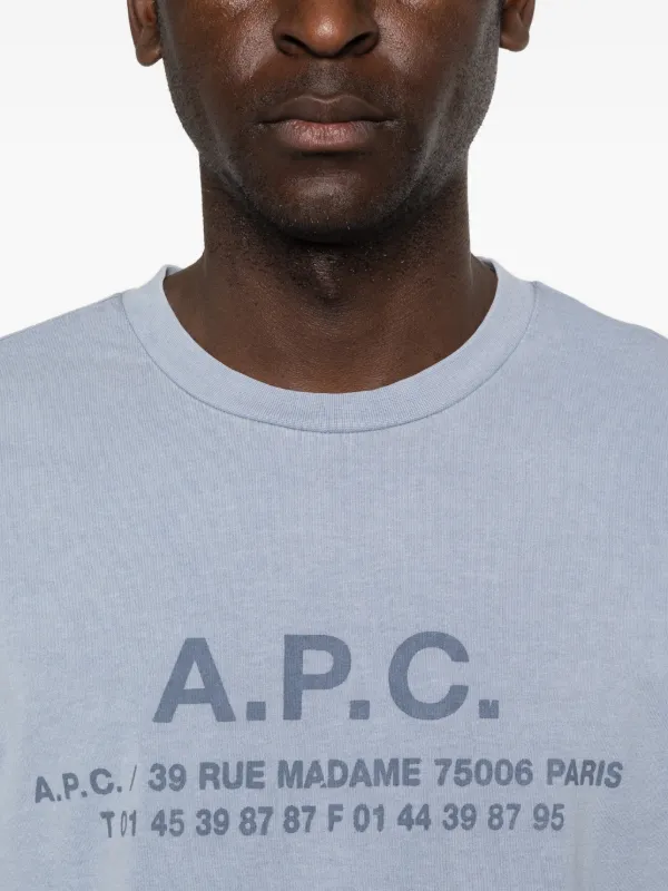 A.P.C. ロゴ Tシャツ | グレー | FARFETCH JP