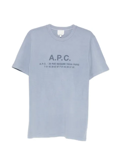 A.P.C. logo-print T-shirt