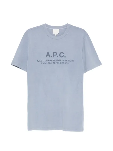A.P.C. logo-print T-shirt
