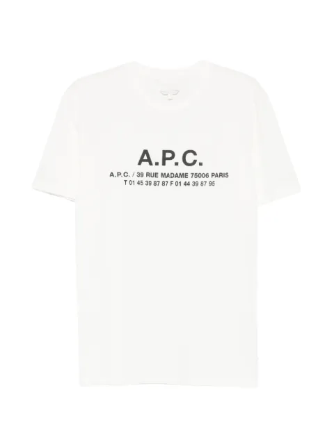 A.P.C. logo-print T-shirt