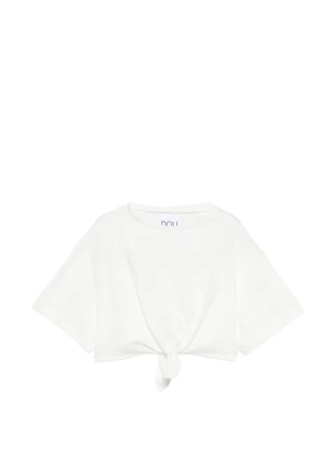 Douuod Kids knot short sleeve T-shirt