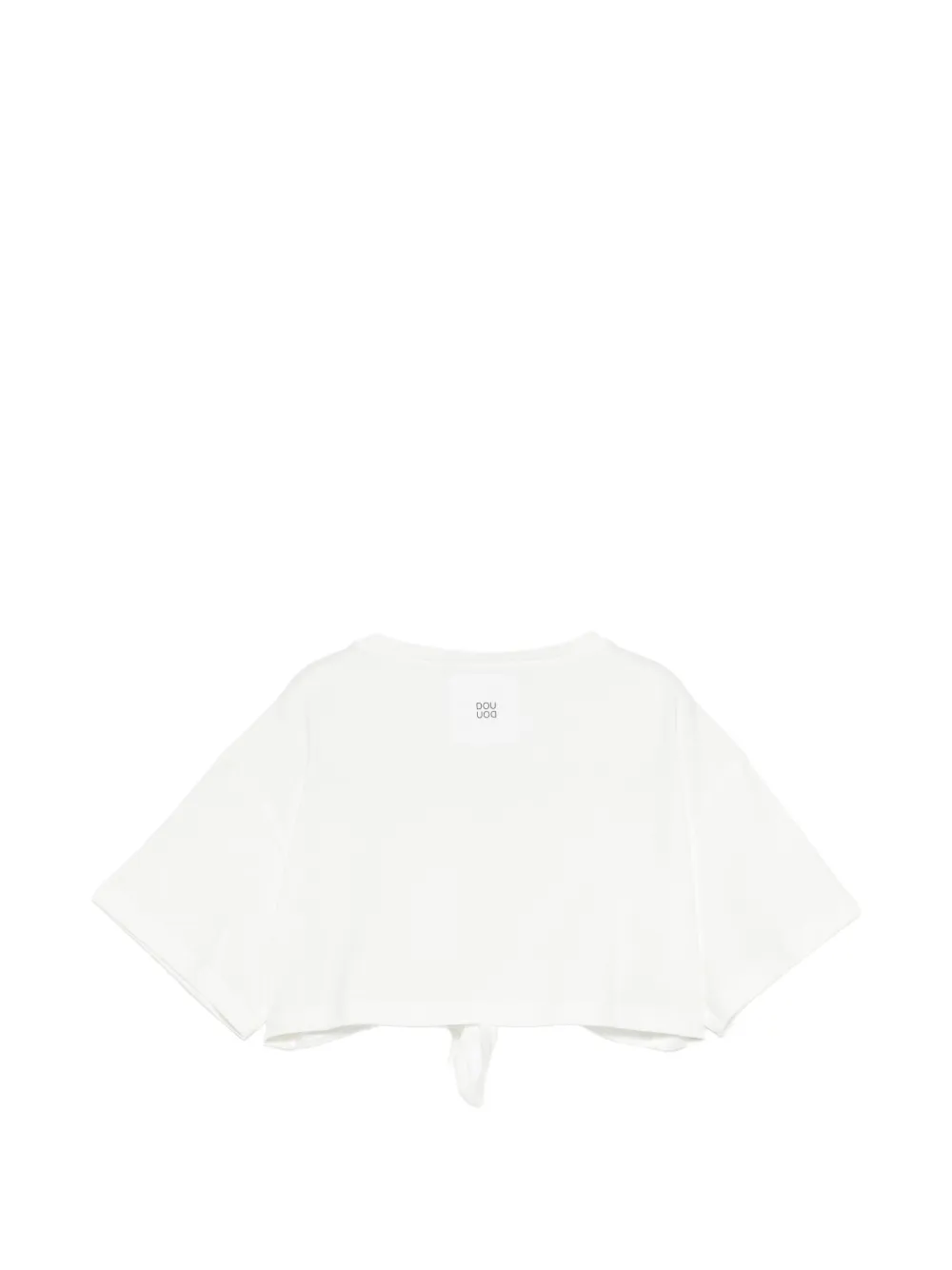  Douuod Kids Knot Short Sleeve T-shirt - White 