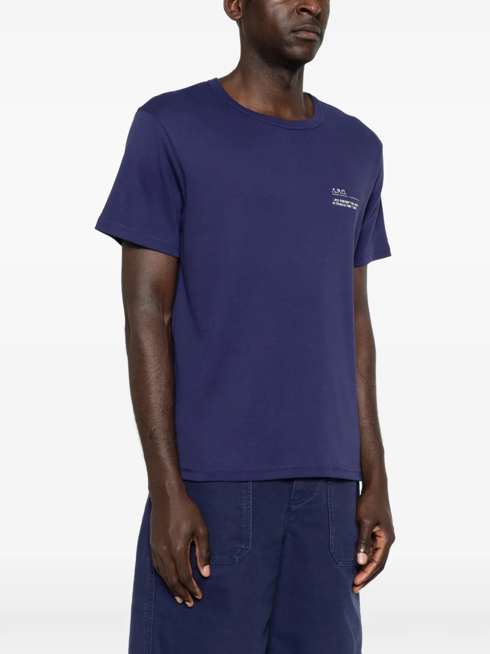 A.P.C. Niclas T-shirt Blauw
