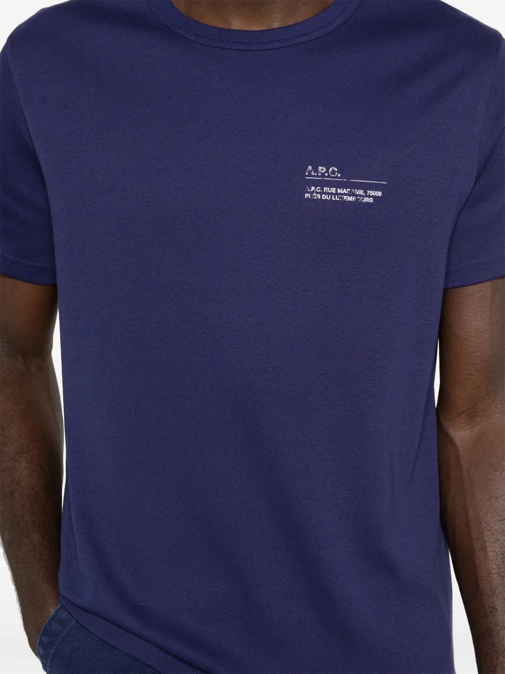 A.P.C. Niclas T-shirt Blauw