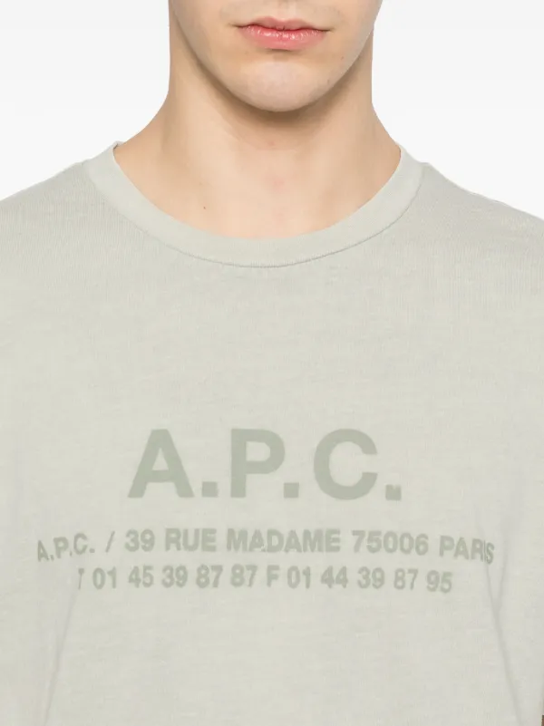 A.P.C. ロゴ Tシャツ | ニュートラル | FARFETCH JP