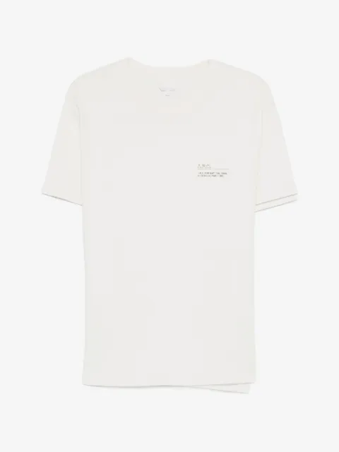 A.P.C. text print T-shirt
