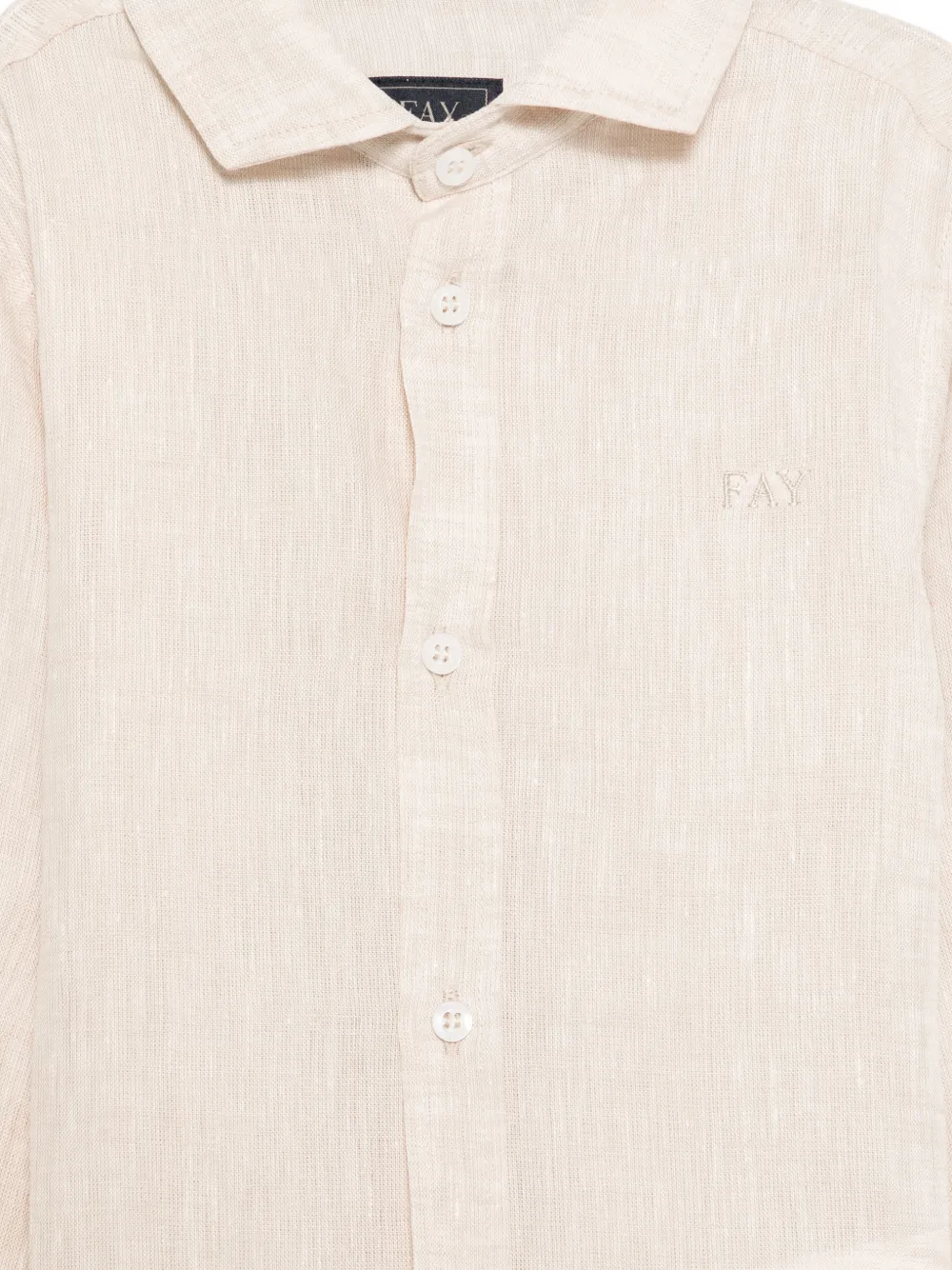  Fay Kids Long-sleeve Shirt - Neutrals 