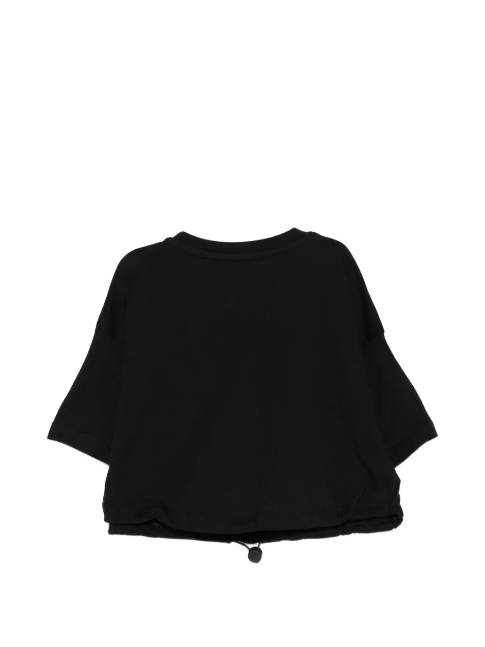 MSGM Kids T-shirt met bloemenprint Zwart