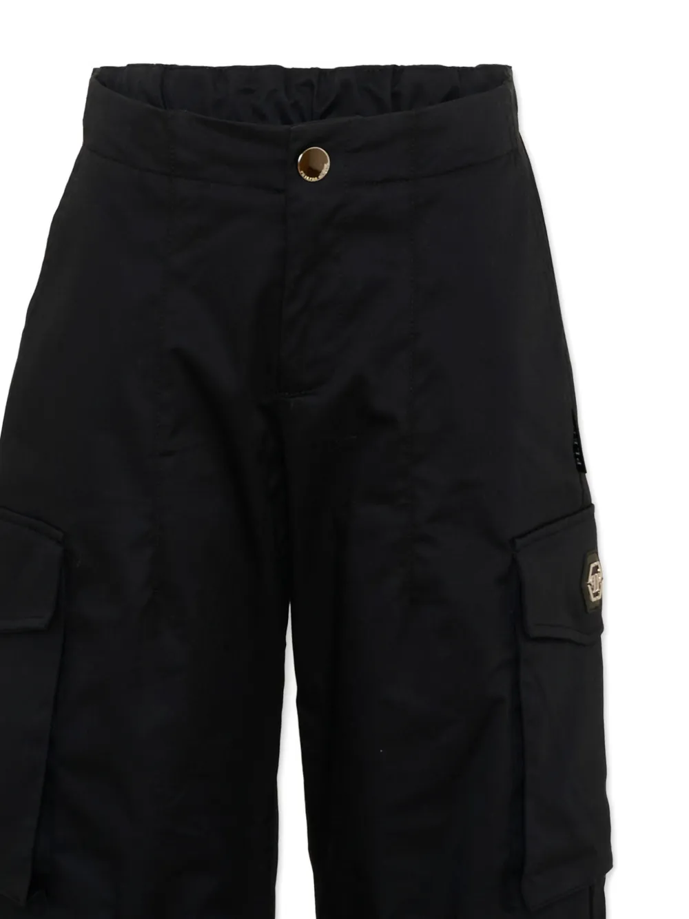Philipp Plein Junior Broek met cargo zakken Zwart