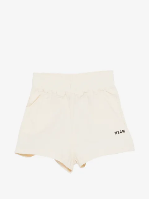 MSGM Kids elasticated-waistband shorts