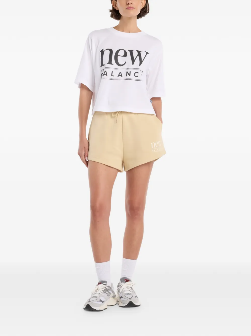  New Balance Drawstring Fleece Short - Brown 