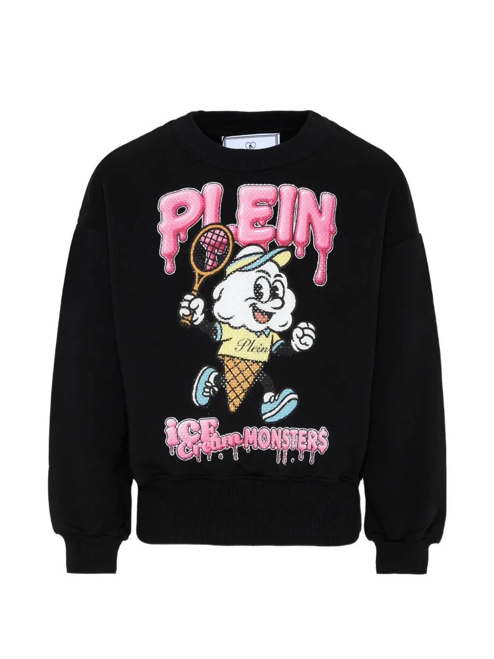 Philipp Plein Junior graphic-print sweatshirt - Nero