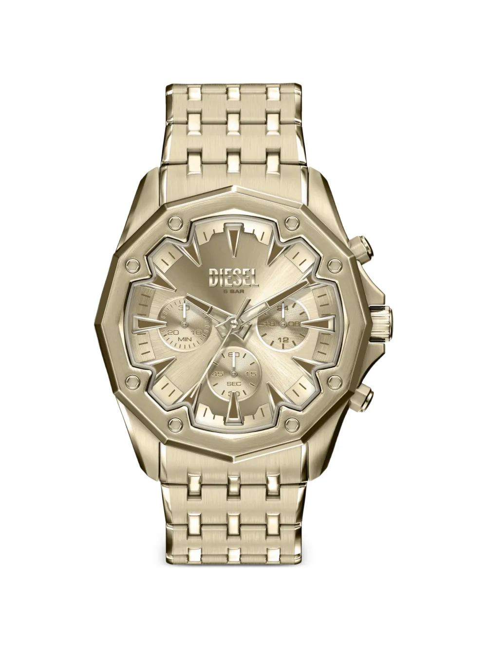 Diesel Steel Chronograph 46mm - Oro