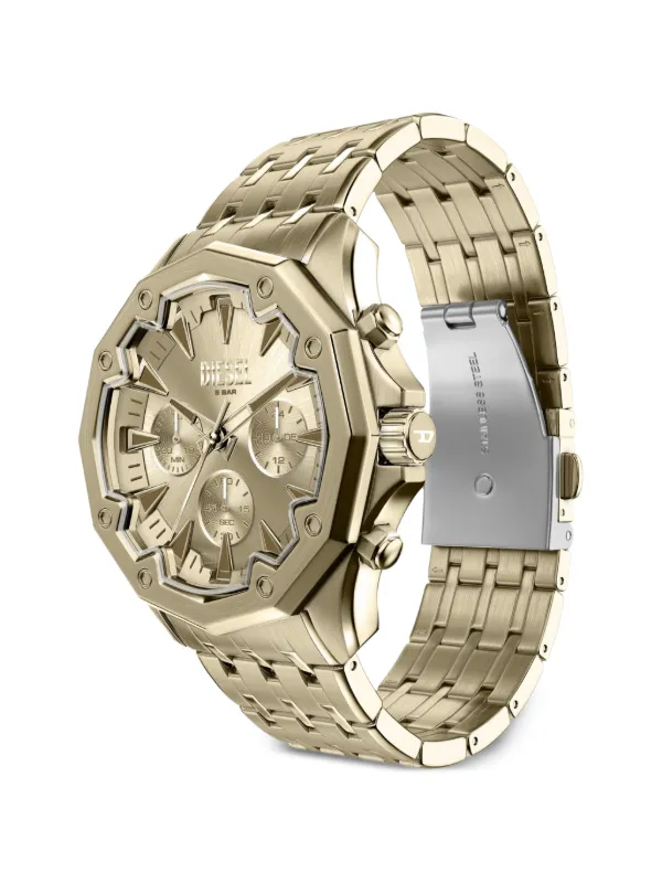 Diesel スティール クロノグラフ 46mm | ゴールドトーン | FARFETCH JP