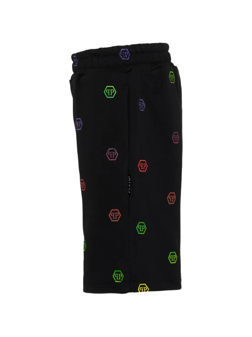  Philipp Plein Junior Logo-print Shorts - Black 
