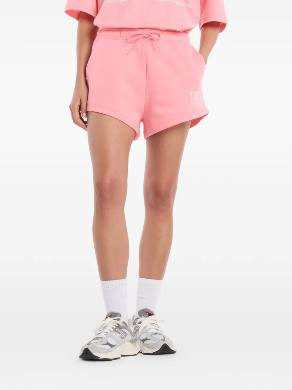 New Balance Reimagined Fleece shorts - Rosa