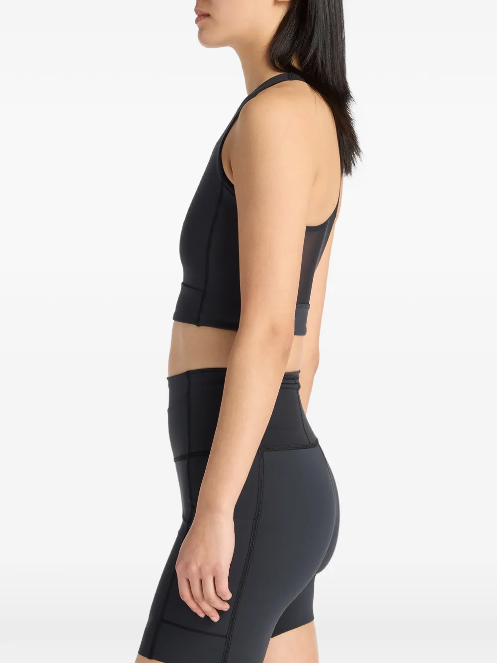 New Balance Elite cropped tanktop Grijs