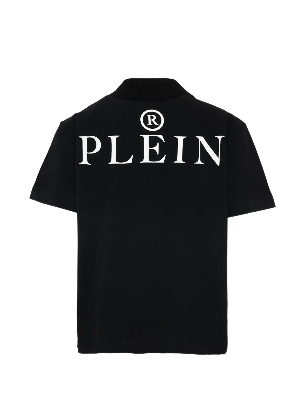 Philipp Plein Junior Shirt met doodskopprint en korte mouwen Zwart