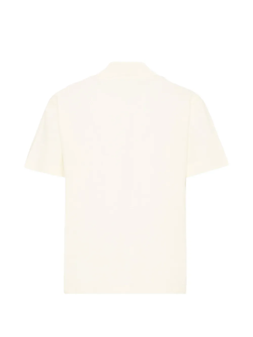 Philipp Plein Junior Poloshirt met print en korte mouwen Wit