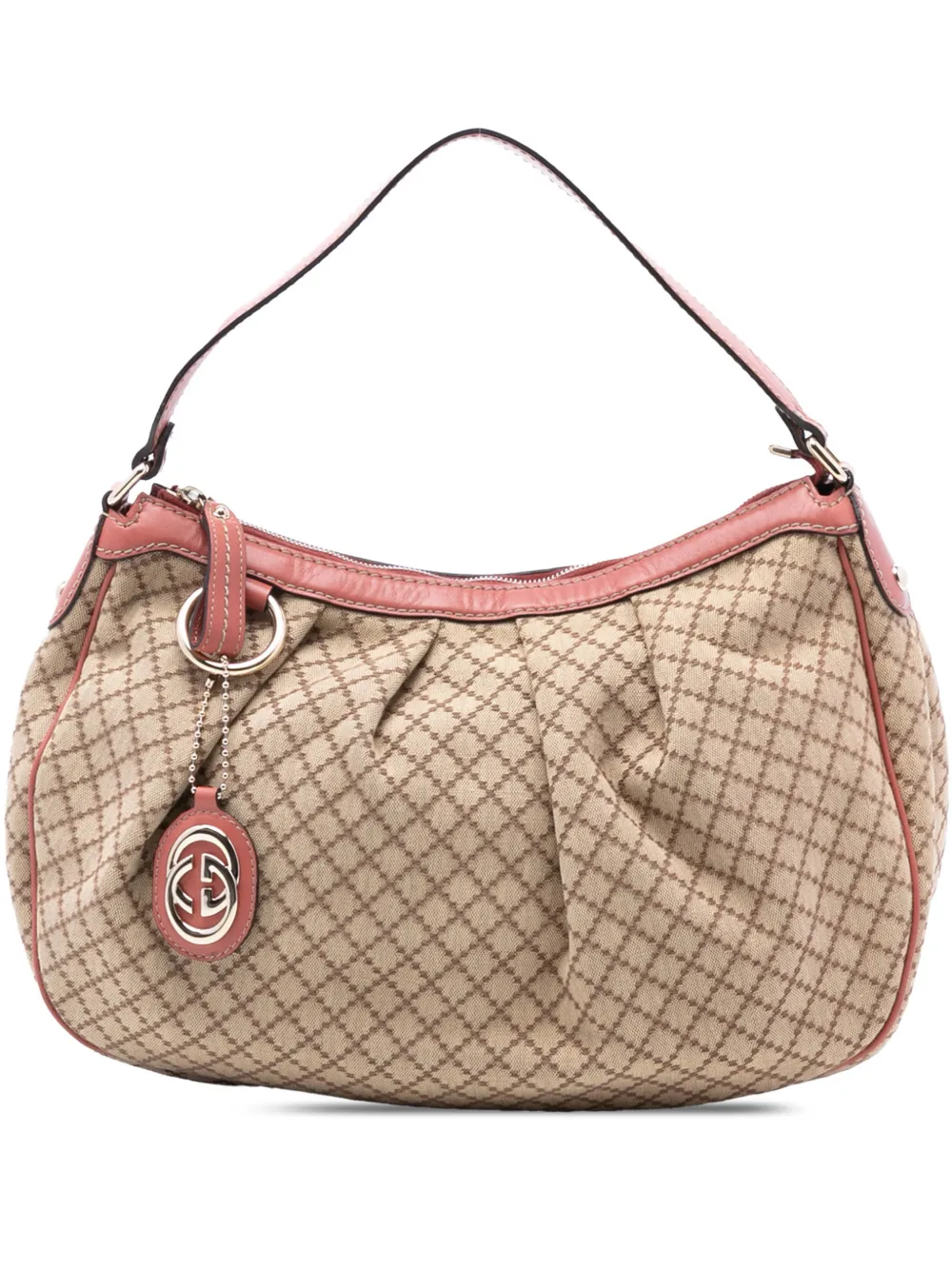 Gucci Pre-Owned 2016-2026 Diamante Canvas Sukey shoulder bag - Marrone