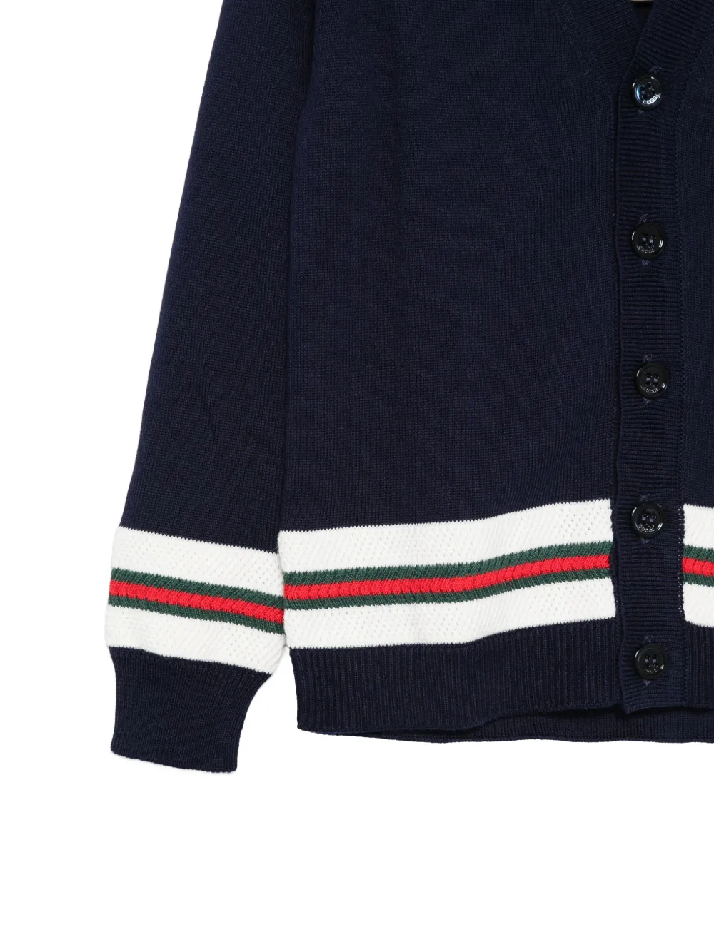 Gucci Kids Vest met V-hals Blauw