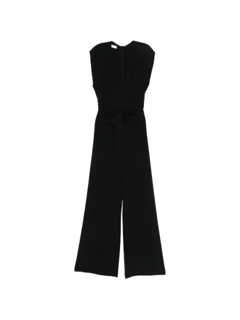 Glanshirt tie-waist jumpsuit