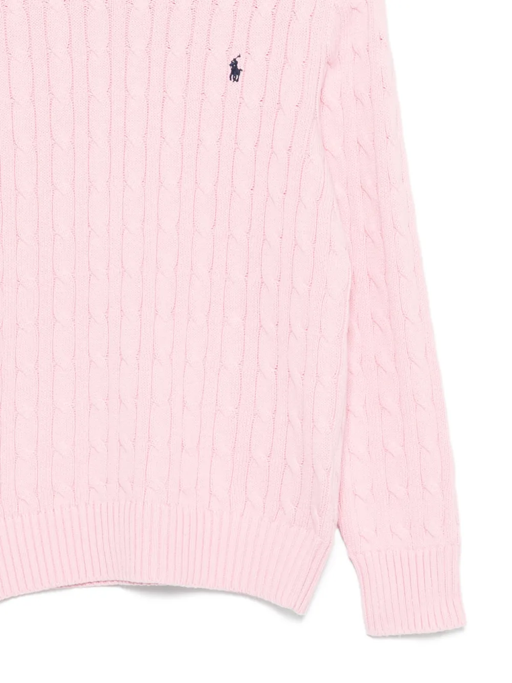  Polo Ralph Lauren Kids Cable-knit Logo Sweater - Pink 