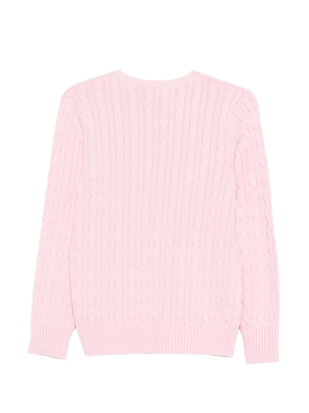  Polo Ralph Lauren Kids Cable-knit Logo Sweater - Pink 